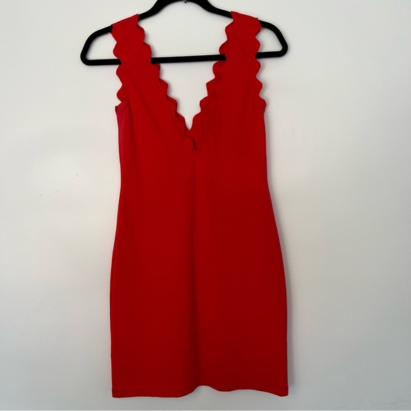 Marysia Antibes Scallop Red Swim Dress Cover Up Size Small Luxury Resort Wear - Picture 8 of 13